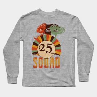 25th anniversary music squad, birthday gift vintage Long Sleeve T-Shirt